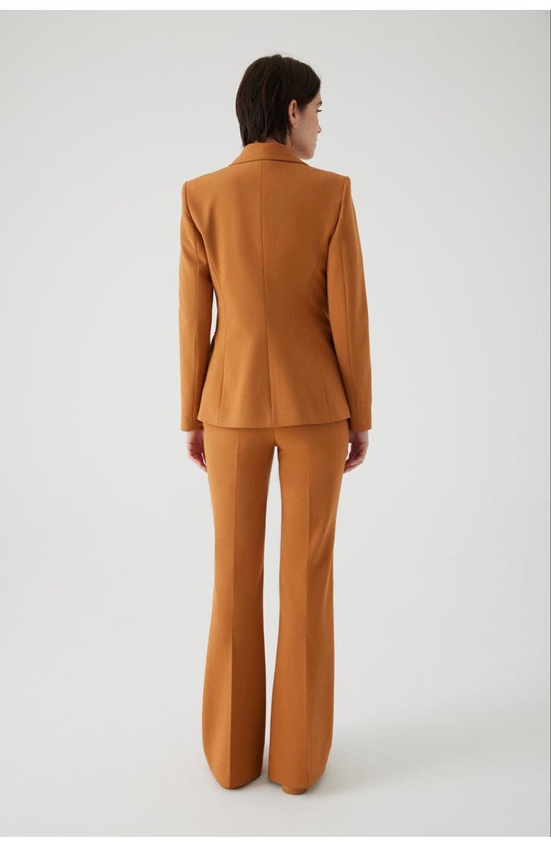 Exquise Alona Blazer Jacket, Alternate, color, Cinnamon