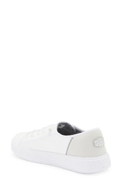 Hey Dude Cody Sport Mesh Sneaker In White