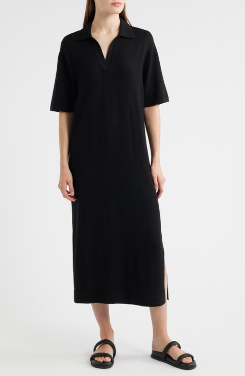 Merino Wool Polo Dress