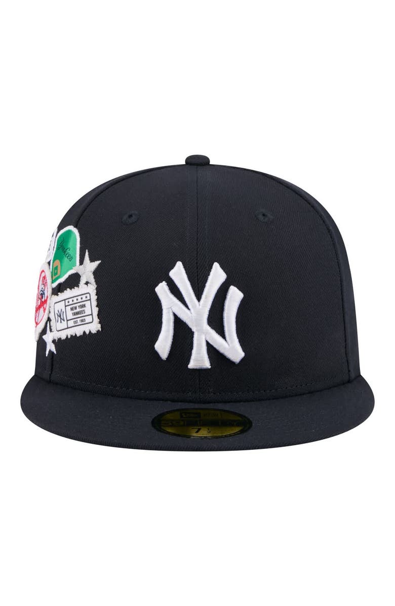 New Era Men's New Era  Navy New York Yankees City Patch 59FIFTY Fitted Hat, Alternate, color, Navy