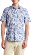 WESTZEROONE Balto Floral Short Sleeve Button-Up Shirt