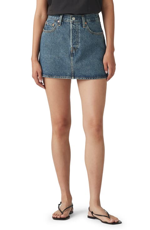 Icon Denim Miniskirt