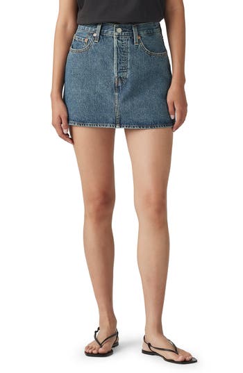 Levi's® Icon Denim Miniskirt In Blue