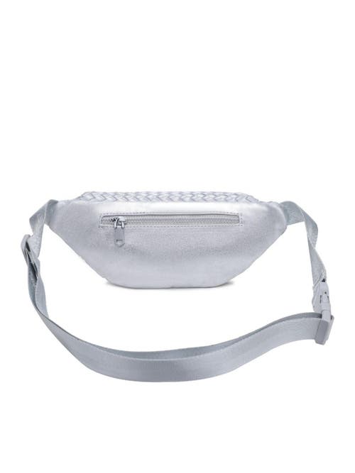 Sol And Selene Aim High Belt Bag In Silver