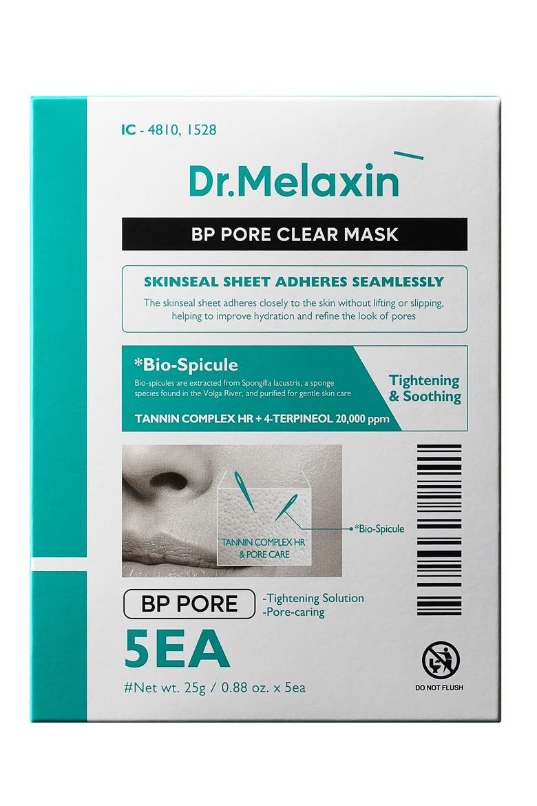 BP Pore Clear Facial Mask - 5-Pack, Main, color, NO COLOR