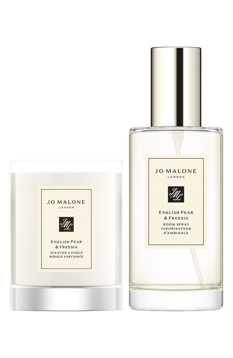 Jo Malone London<sup>™</sup> English Pear & Freesia Scented Candle & Room Spray, Main, color, 