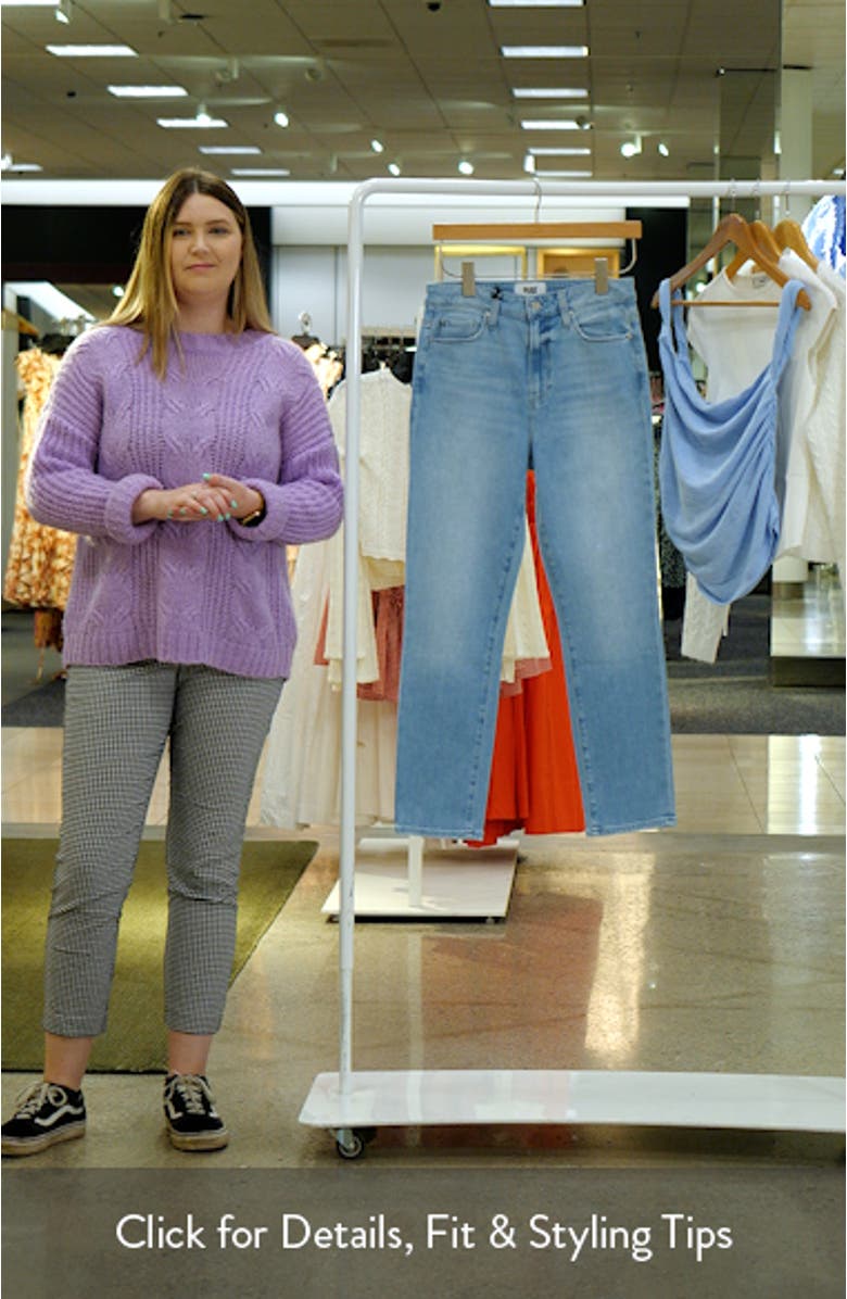 Gemma High Waist Crop Cigarette Jeans, sales video thumbnail