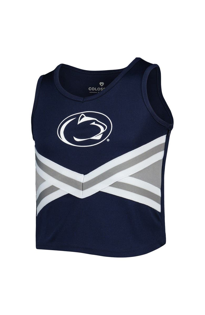 COLOSSEUM Girls Youth Colosseum Navy Penn State Nittany Lions Carousel Cheerleader Set, Alternate, color, 