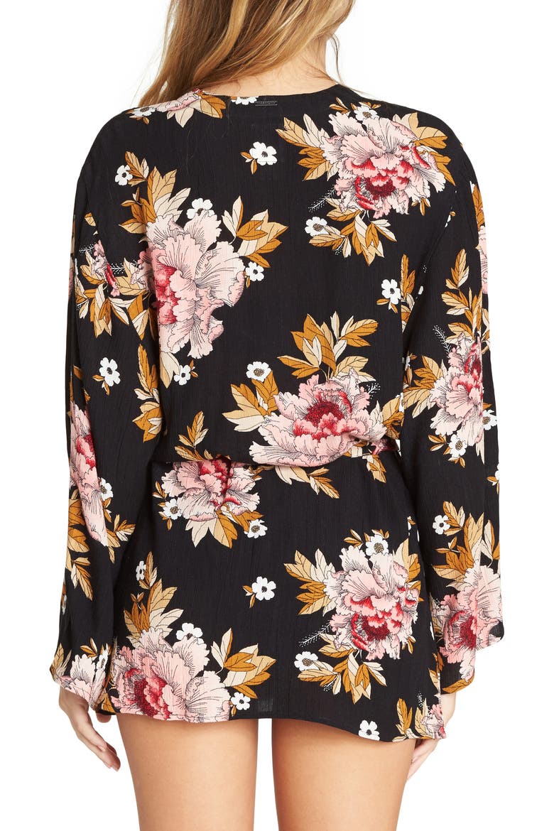 Ocean Sky Cover-Up, Alternate, color, BLACK