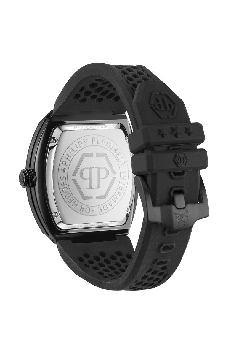 PHILIPP PLEIN Stainless Steel Watches The Hexagon Phantom Men, Alternate, color, Black/Multicolored