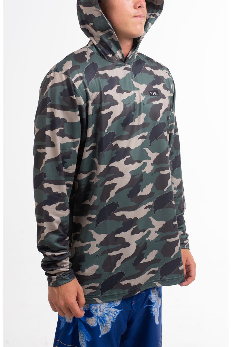Aqua Terra LITE Performance Graphic Hoodie, Alternate, color, CAMO