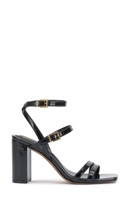 Vince Camuto Hania Ankle Strap Sandal In Black