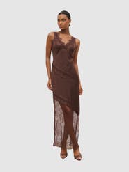 Pretty Lavish Curve Robin Slip Lace Maxi Dress