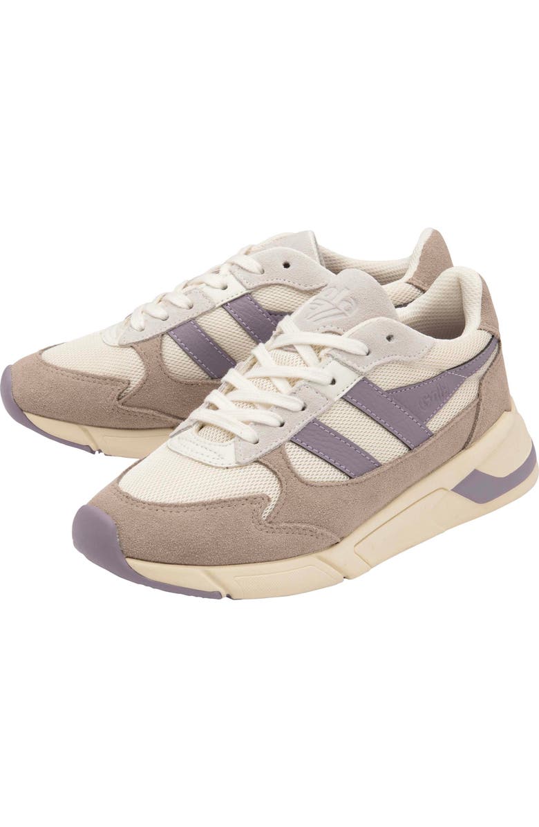 Gola Tempest Sneaker, Alternate, color, Off White/ Feather Grey/ Lily