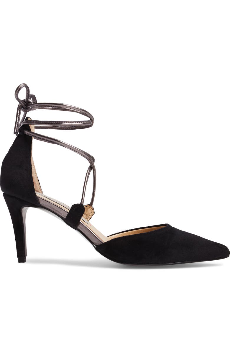 Kristin Cavallari 'Opel' Lace-Up Pointy Toe Pump, Alternate, color,