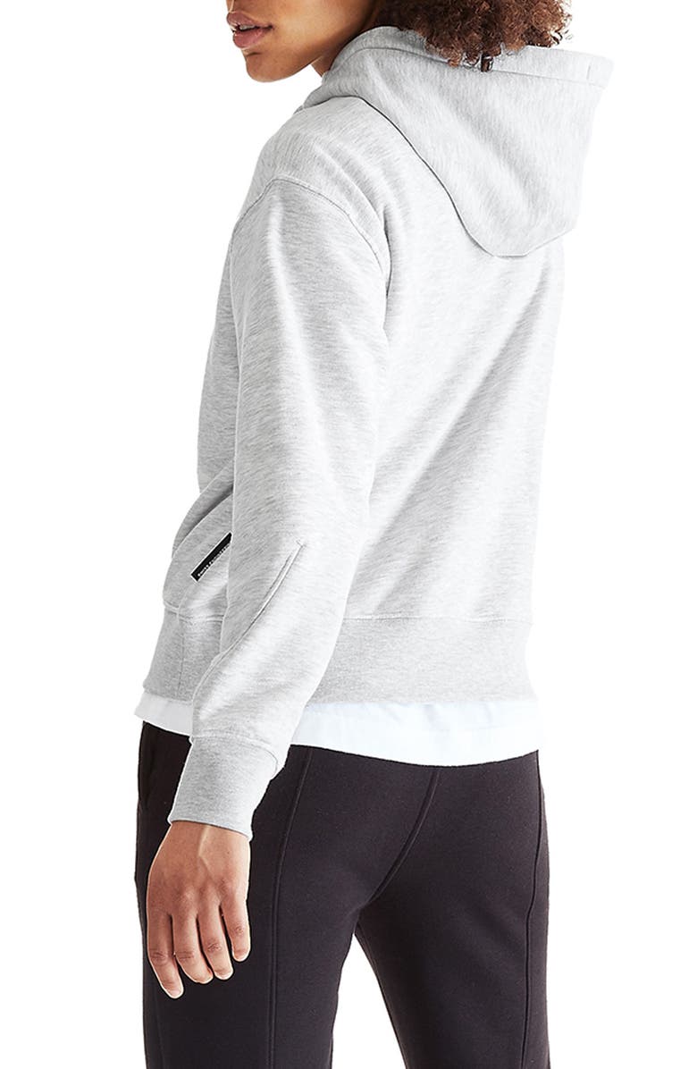 On Club Oversize Organic Cotton Blend Hoodie, Alternate, color, Crater