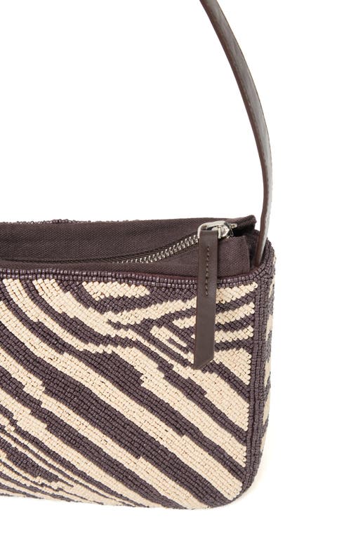 L*space Lspace Alora Beaded Bag In Brown