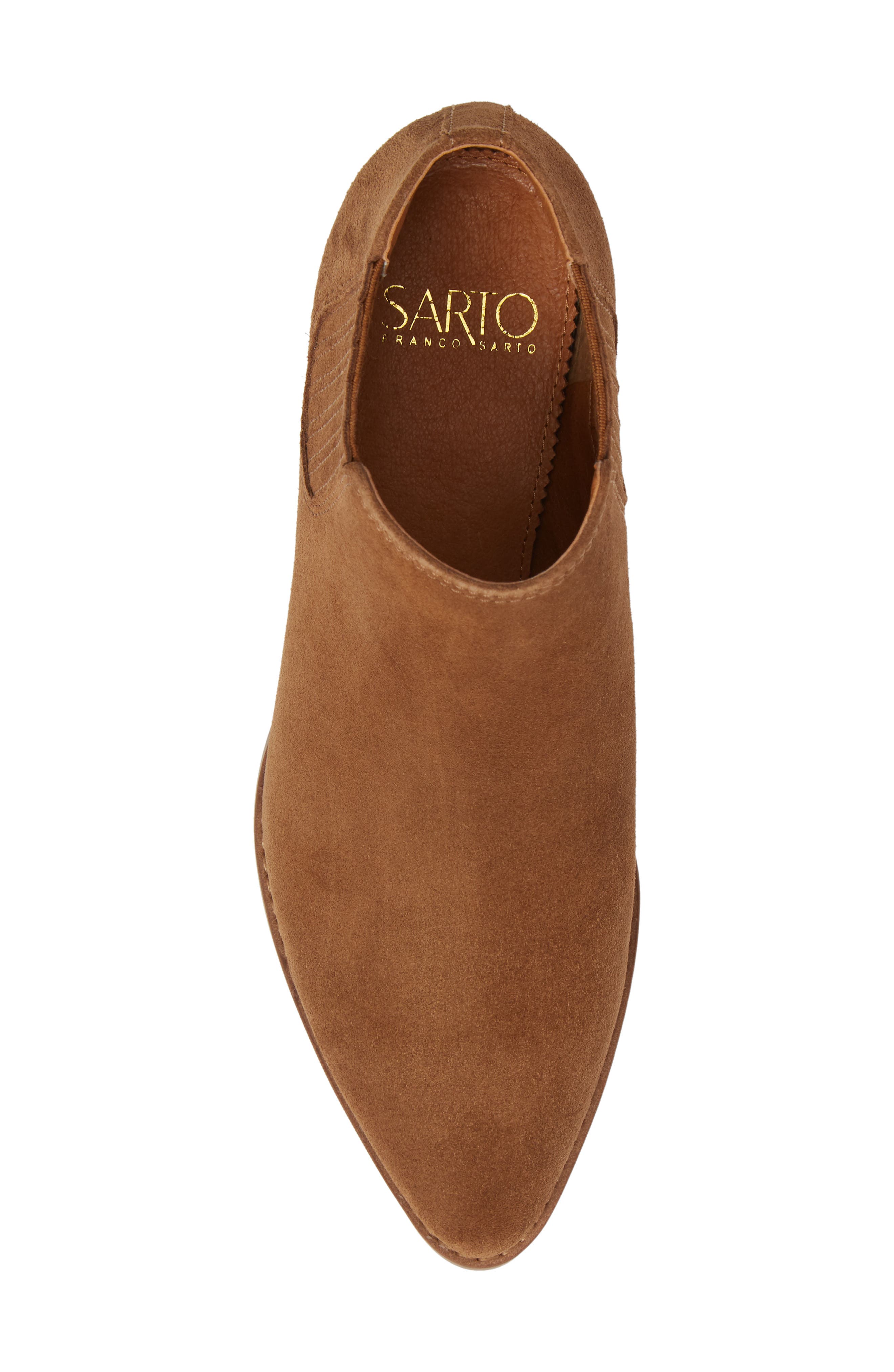 Seville Bootie, Alternate, color, TOASTED BARLEY SUEDE