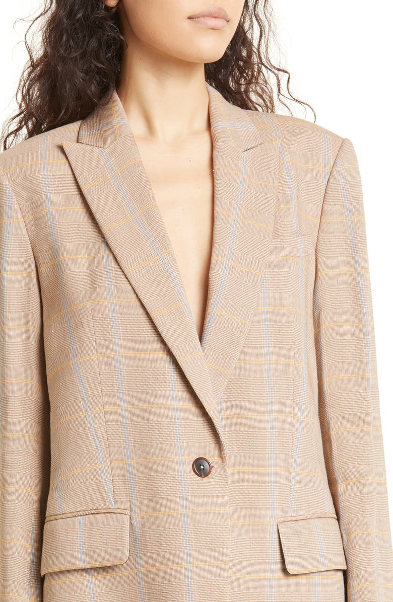 A.L.C. Donovan Linen Blend Blazer, Alternate, color, 