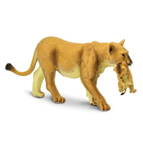 Lioness With Cub Kids Toy Figure