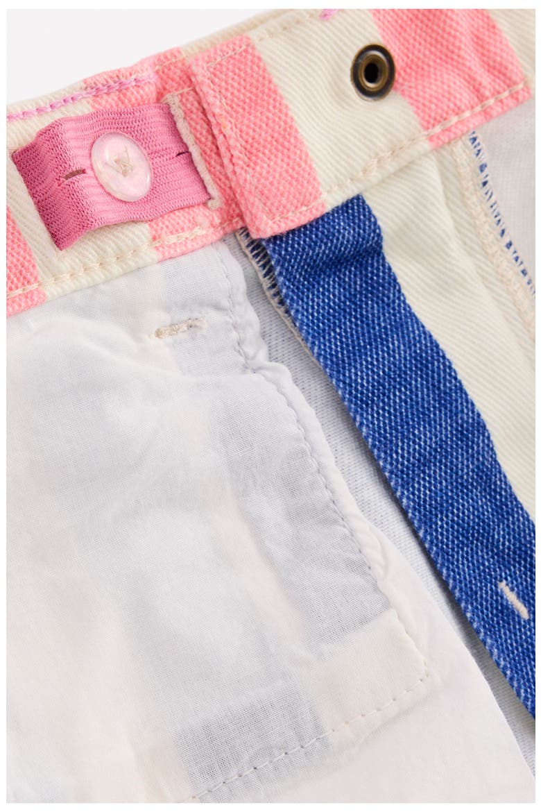 Kids' Stripe Denim Shorts, Alternate, color, MULTI HOTCH POTCH STRIPE