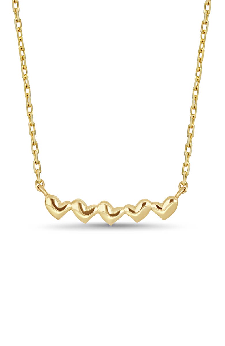 Bony Levy 14K Yellow Gold Heart Bar Bracelet, Alternate, color, Gold