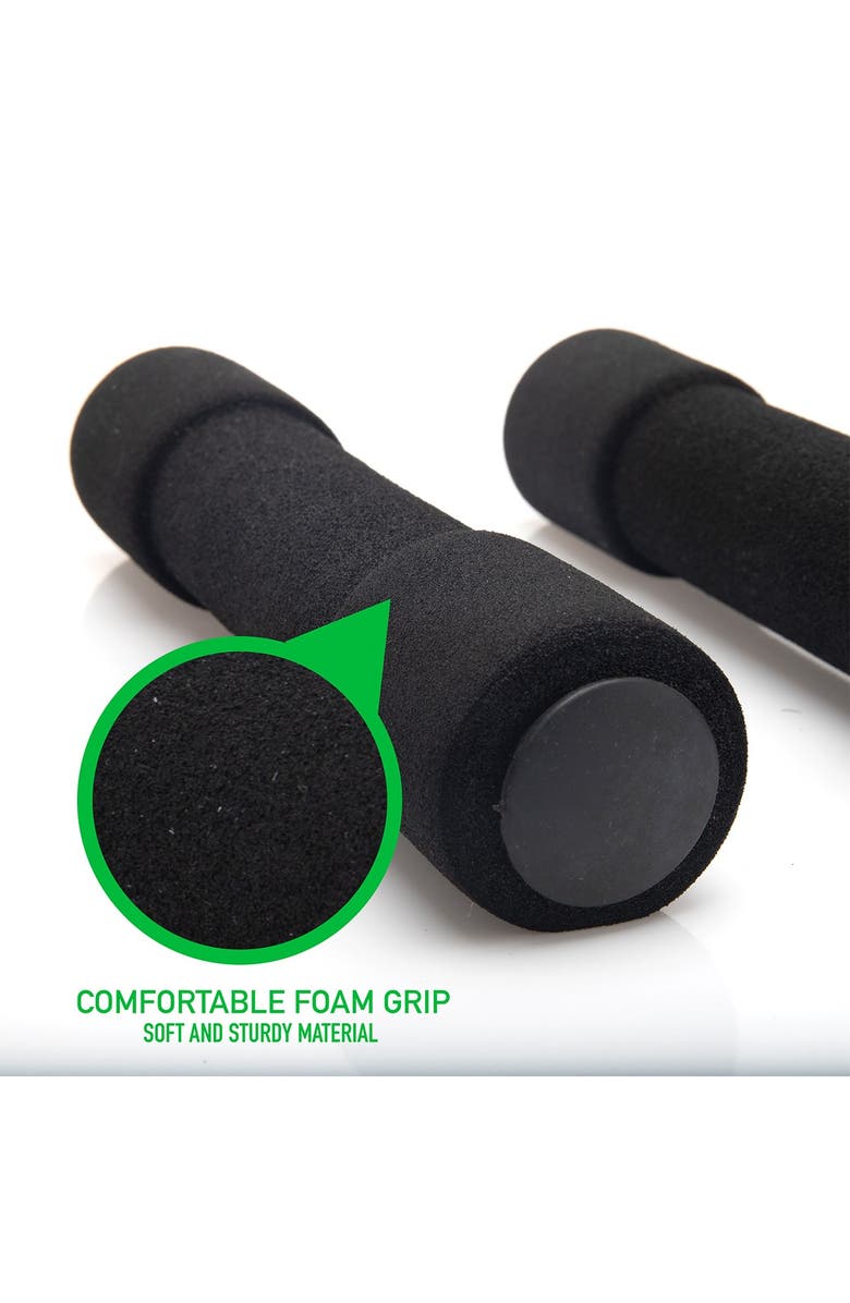 MIND READER 1.1 lbs Soft Hand Weights - Set of 2, Alternate, color, 