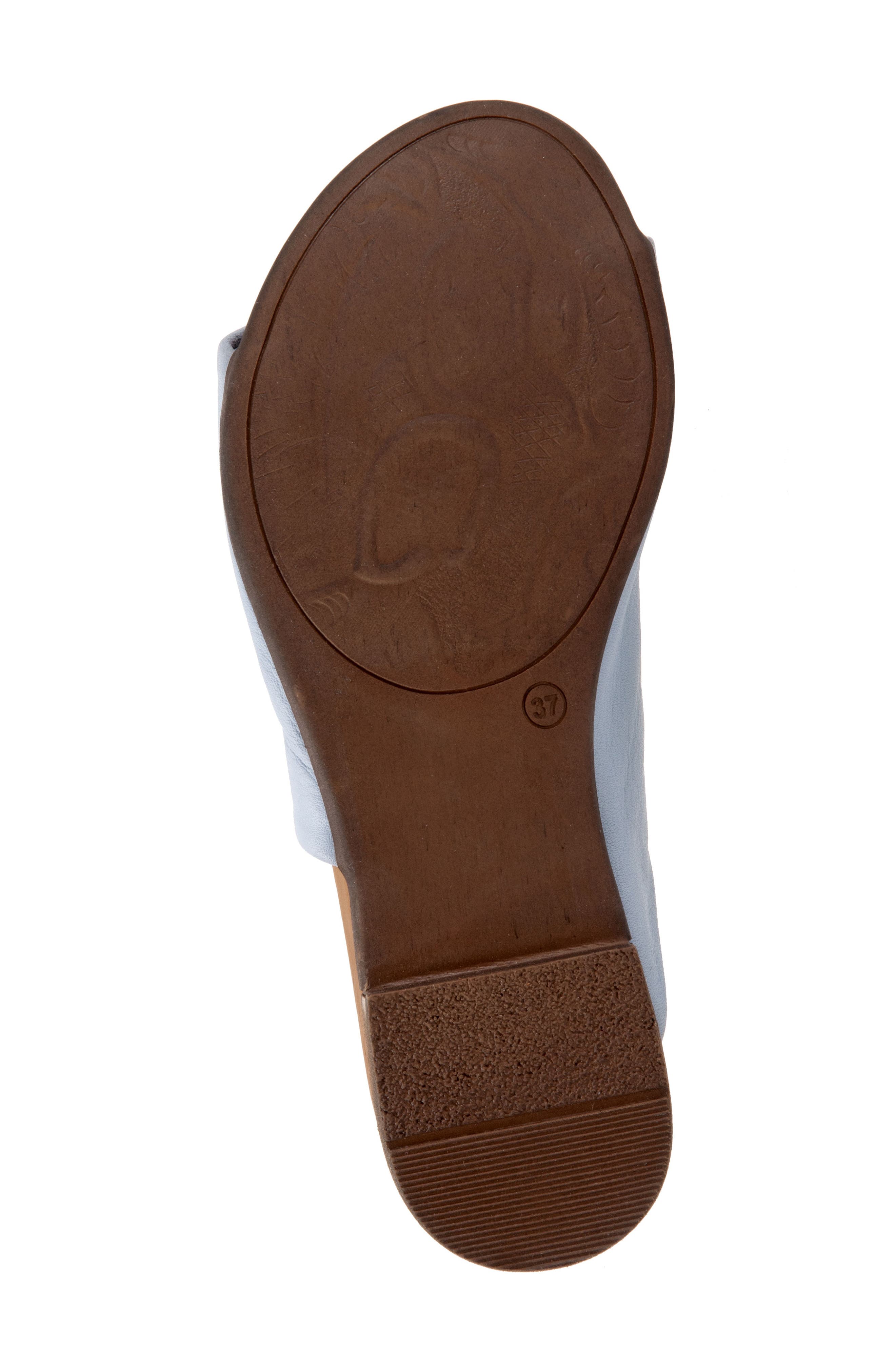 Turner Slide Sandal, Alternate, color, POWDER BLUE LEATHER
