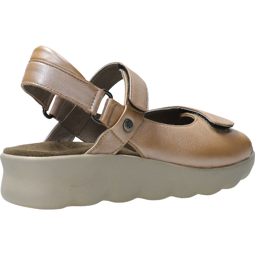 Wolky Pichu Quarter Strap Sandal In Khaki Pearl