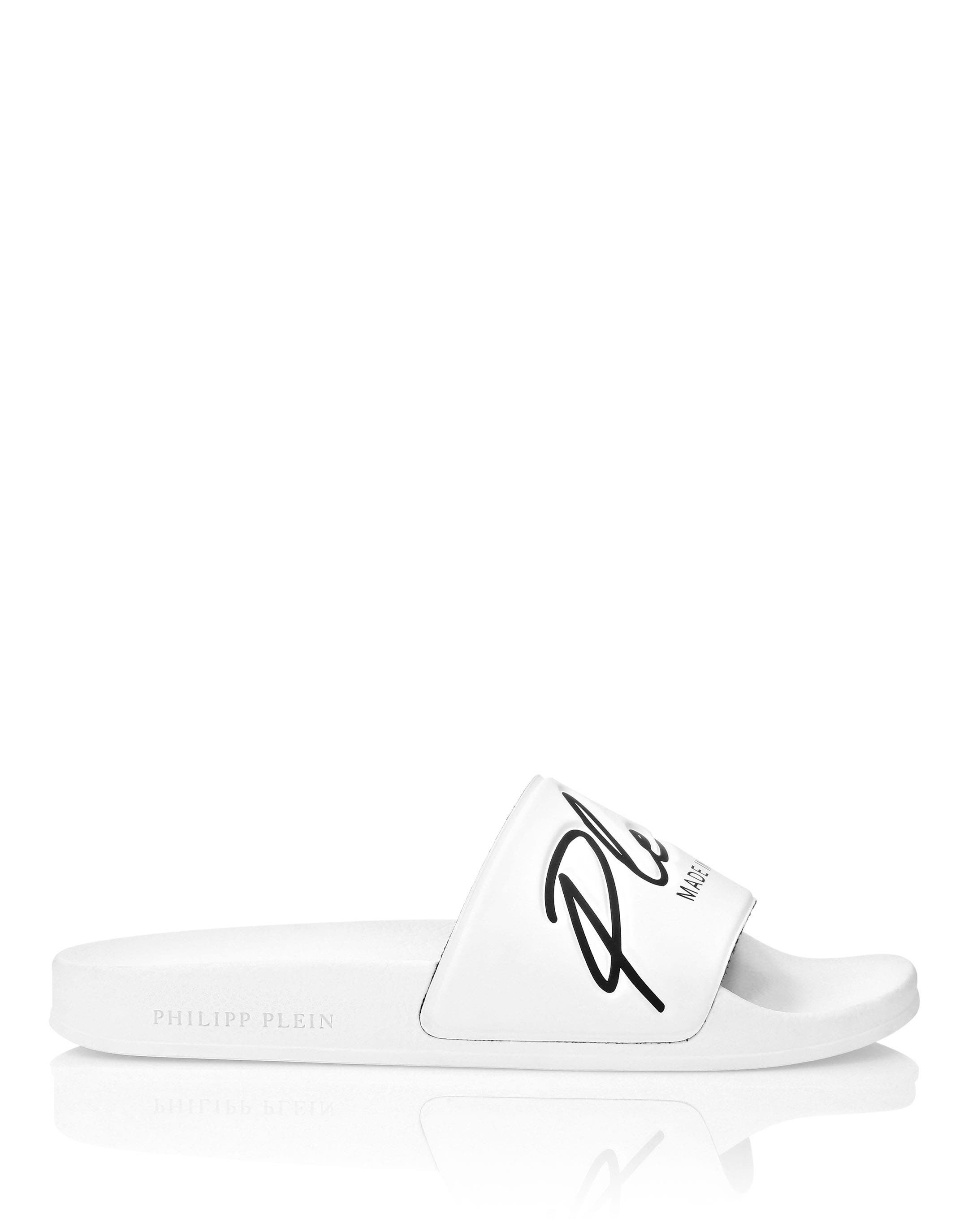 Slippers Unisex, Alternate, color, white