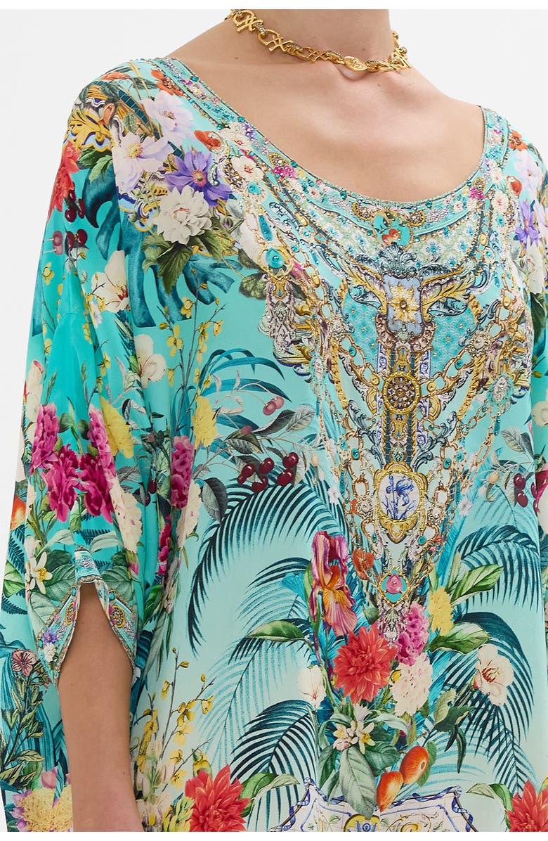 Camilla Scoop Back Hem Dress Gardens Of Queluz, Alternate, color, 