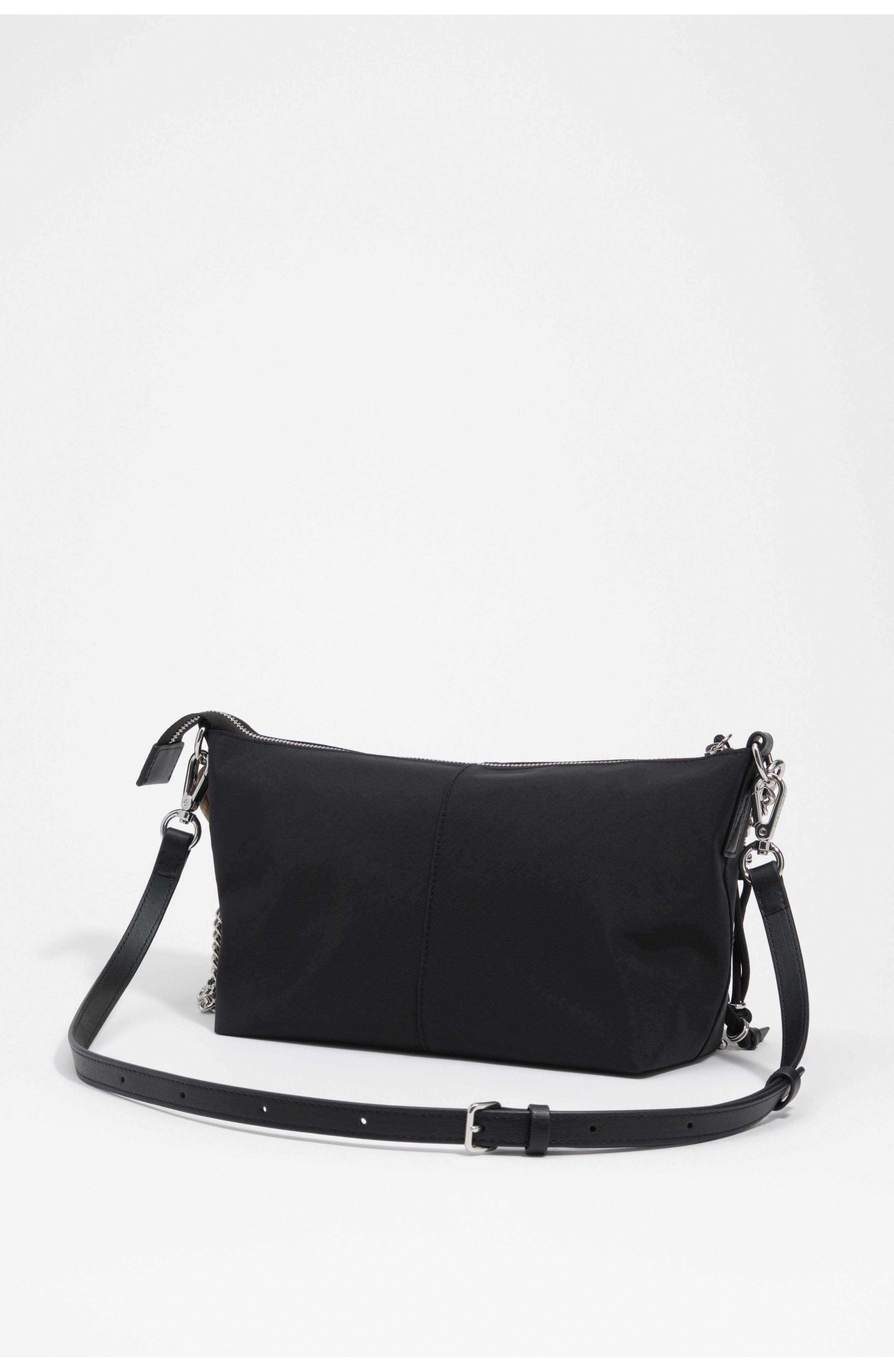 Large Nylon Madrid Bag, Alternate, color, BLACK