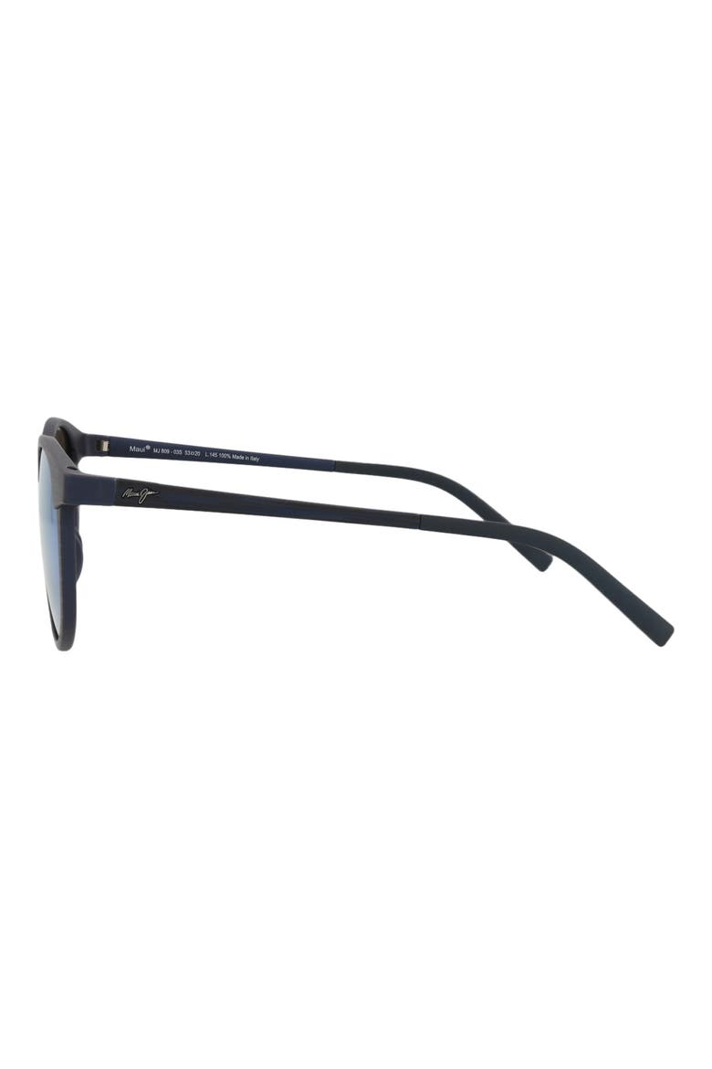 53mm Round Sunglasses, Alternate, color, BLUE STRIPE/ BLUE/ BLUE