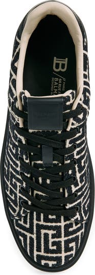 Balmain B-Court Monogram Low Top Sneaker (Men) | Nordstrom