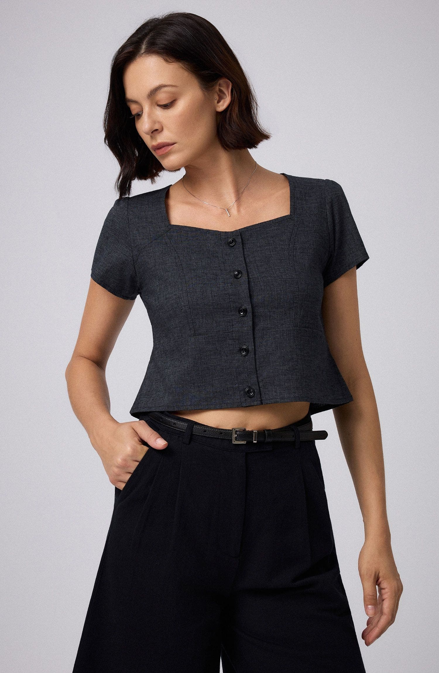 selected washed black