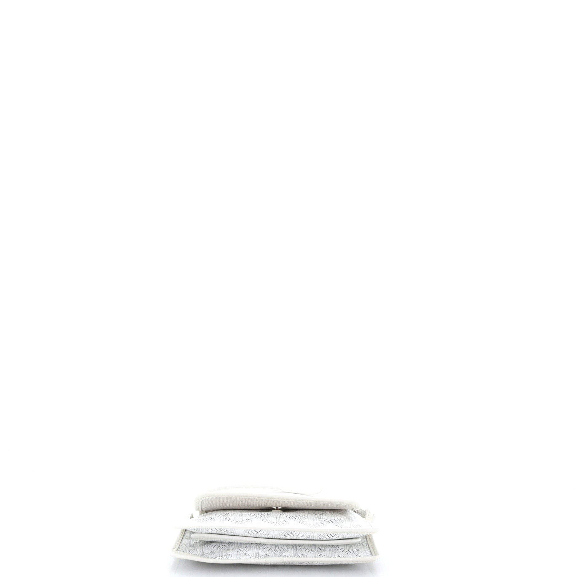 Plumet Clutch Wallet Coated Canvas, Alternate, color, White