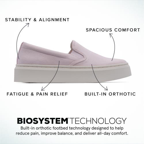 Abeo Jumpstreet Slip On In Pink Canvas - Regular