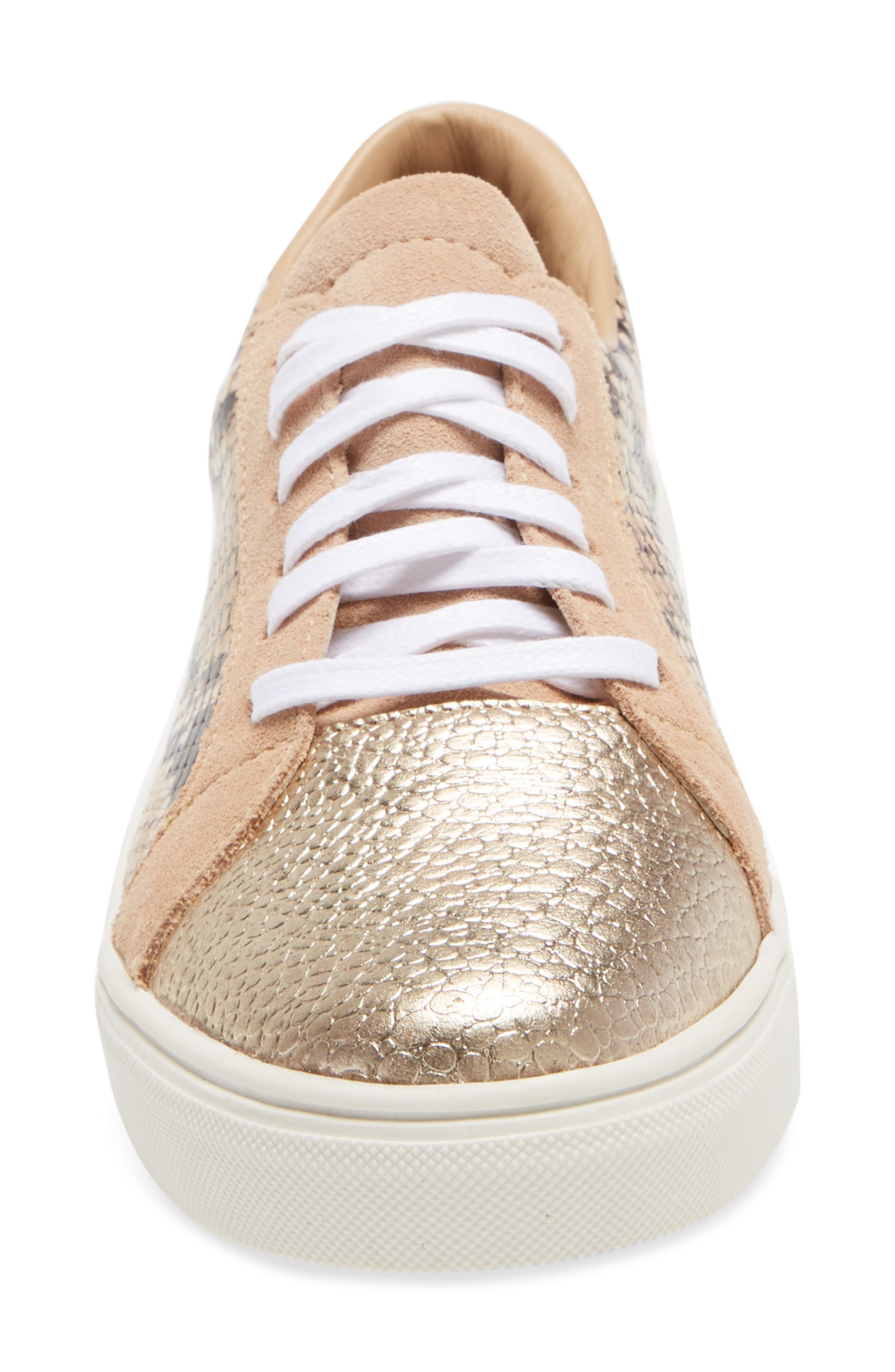 Kaanas London Snake Embossed Sneaker, Alternate, color, 
