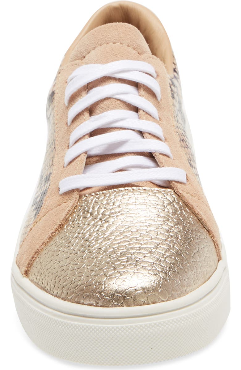 Kaanas London Snake Embossed Sneaker, Alternate, color,