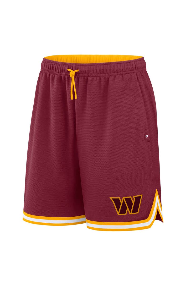 FANATICS Men's Fanatics Burgundy Washington Commanders Fearless Drive Shorts, Alternate, color, Burgundy