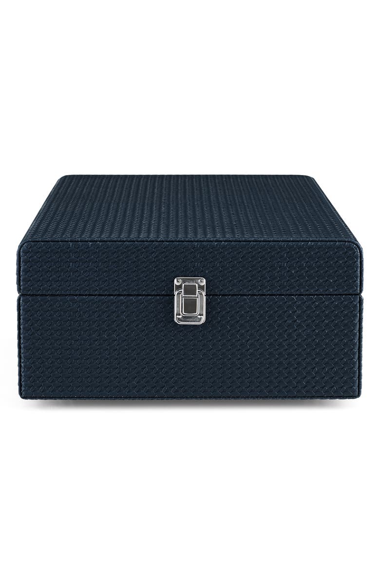 Crosley Radio Voyager Record Player, Alternate, color, Blue Tones