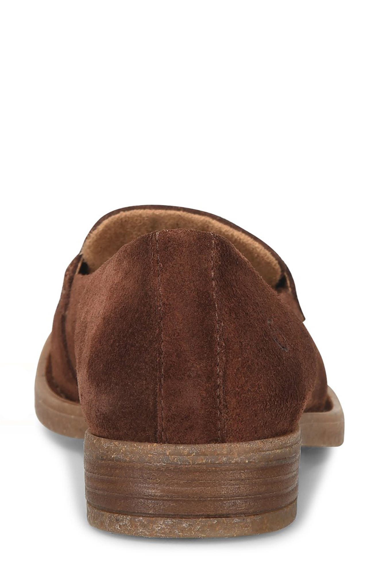 Børn Marlo Penny Loafer, Alternate, color, Dark Brown Suede