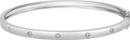 EFFY Sterling Silver Diamond Hinged Bangle Bracelet