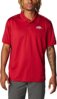 Columbia Men's Columbia Cardinal Arkansas Razorbacks PFG Tamiami Omni-Shade Polo