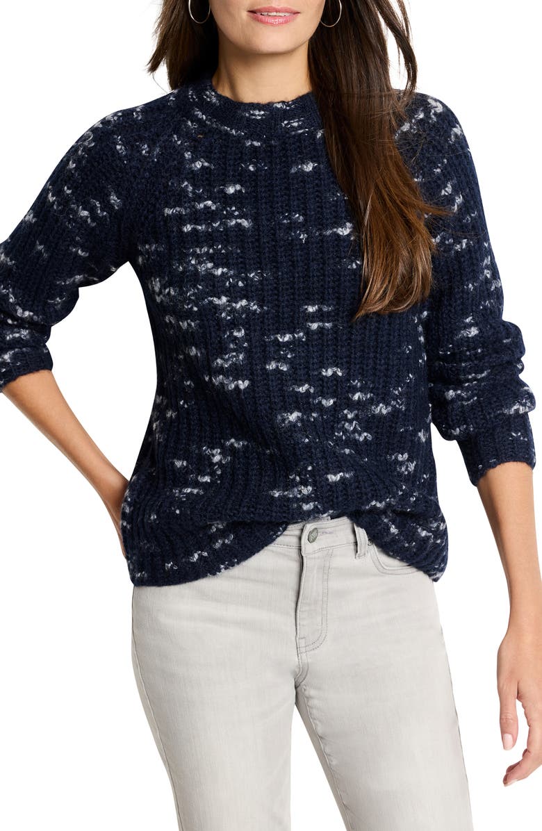 NIC+ZOE Cozy Nep Sweater, Main, color, Dark Indigo