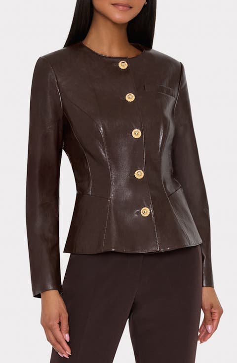 Wells Faux Leather Jacket
