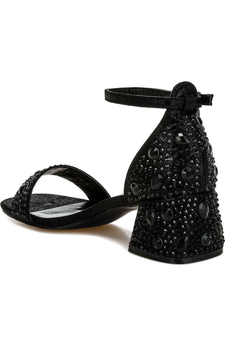 LONDON RAG Nocturnal Sandal, Alternate, color, Black