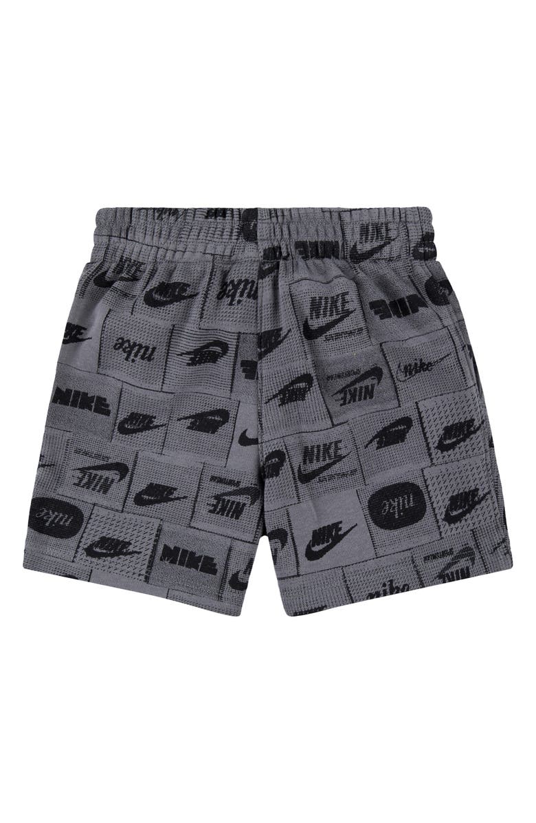 Nike Kids' Logo Print Athletic Shorts, Alternate, color, 