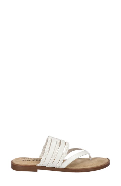 Tuscany By Easy Street® Anji Flip Flop In White