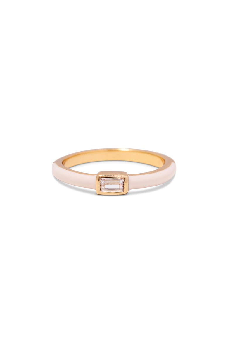 Posie Enamel Ring, Alternate, color, GOLD